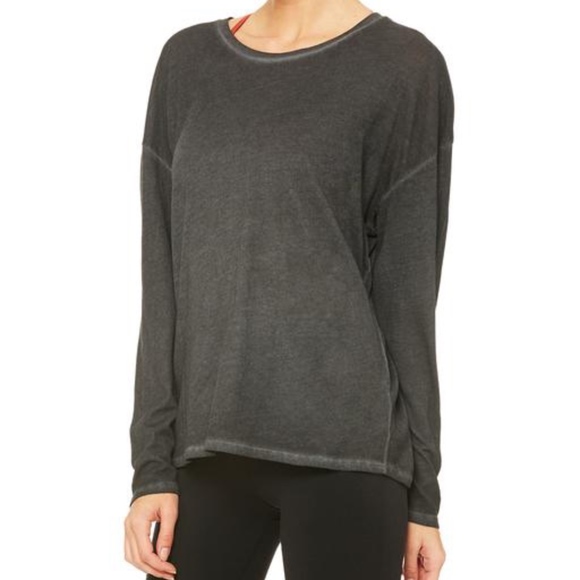 alo falls long sleeve top
